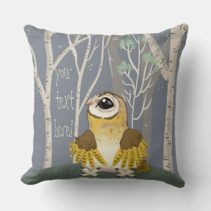 Barn Owl Throw Pillow
