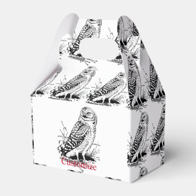 Barn Owl Thunder_Cove  Favor Box (Front Side)