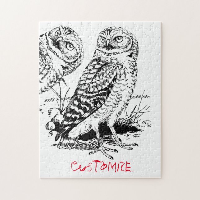 Barn Owl Thunder_Cove Jigsaw Puzzle (Vertical)