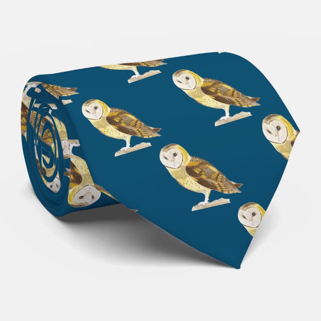 Barn Owl Tie (Rolled)