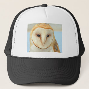 Barn owl trucker hat