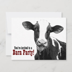 Barn Party - Country Style Get Together Invitation