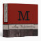 Barn red Colour Rustic Look Wood Monogram