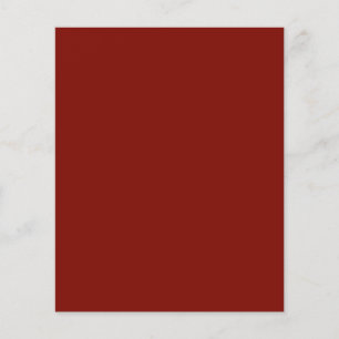 Barn Red (solid color) Flyer