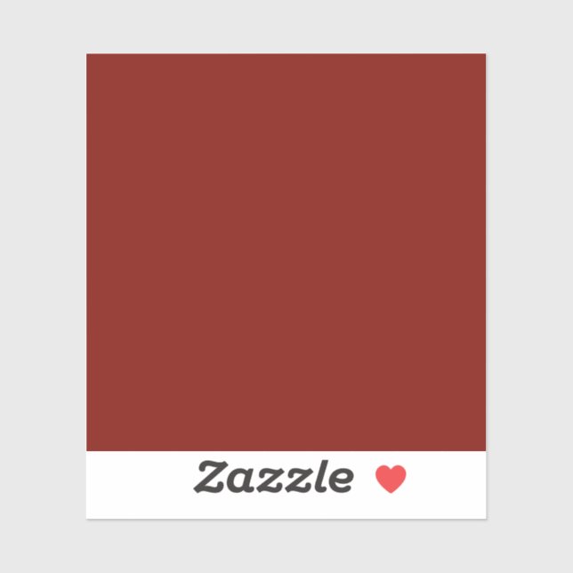 Barn Red (solid colour)  (Sheet)