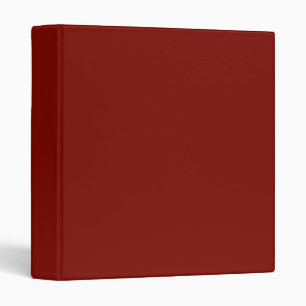 Barn Red (solid colour) Binder