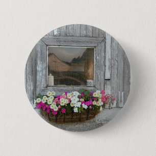 Barn Reflection 2 Inch Round Button