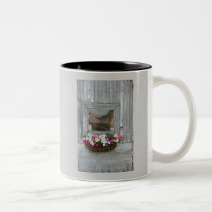 Barn Reflection Two-Tone Coffee Mug