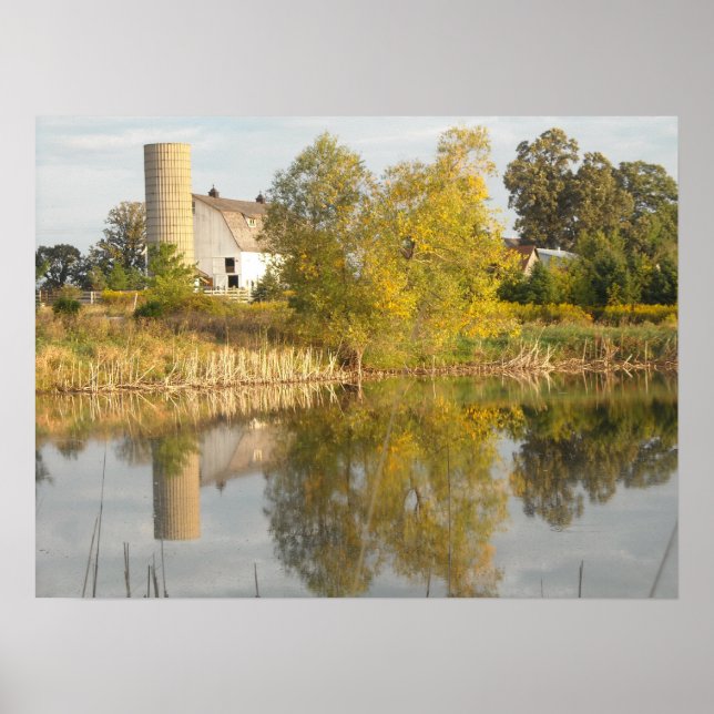 Barn Reflections Poster (Front)