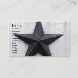 Barn Star Business Card