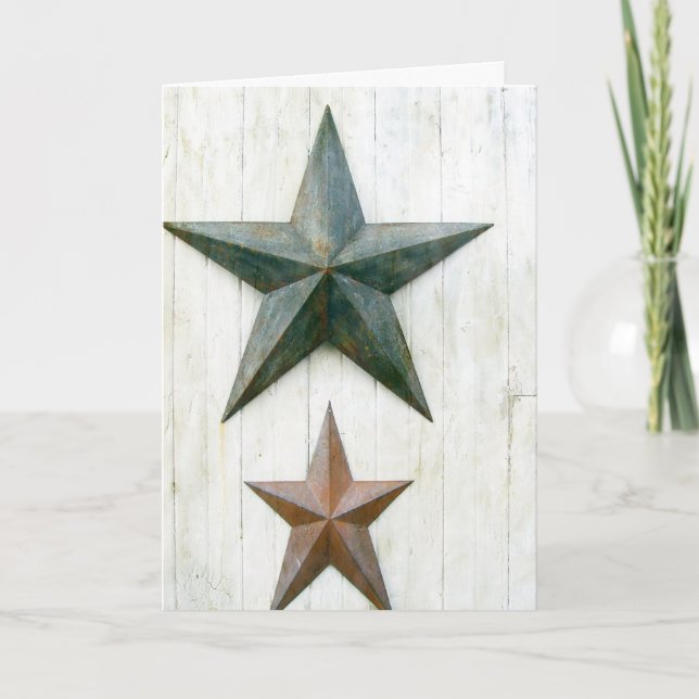 Barn Stars, Birthday Card (Front)