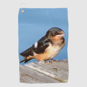 Barn Swallow golf towel