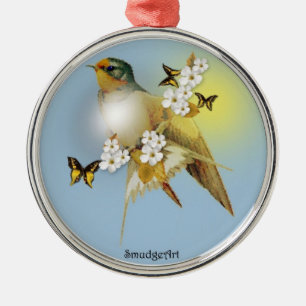 Barn Swallow Metal Ornament