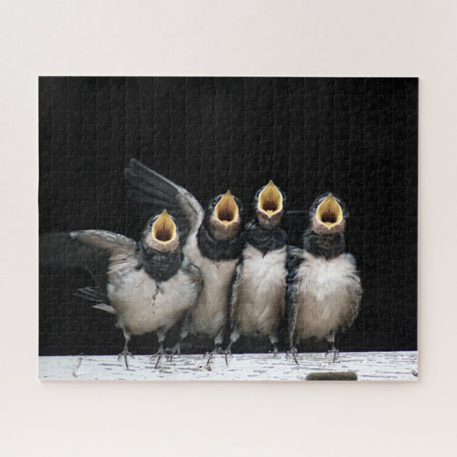 Barn Swallow Singing Jigsaw Puzzle (Horizontal)