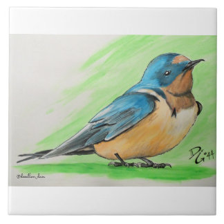 Barn swallow tile