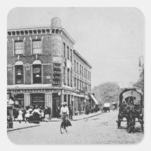 Barn Tavern, Highbury, c.1900 Square Sticker