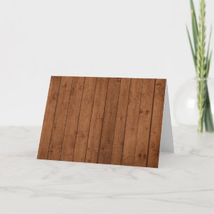 Barn Wall, Wood, Wooden Boards, Planks, Rustic Card