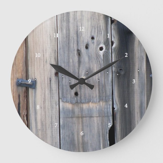Barn Wood Clock Design (Front)