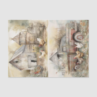 Barn Yard  Tissue Paper