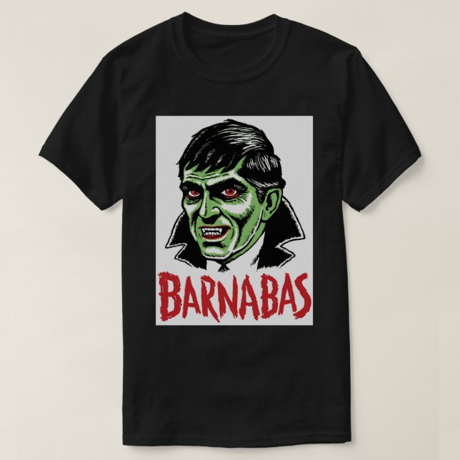 BARNABAS - Dark Shadows  T-Shirt (Design Front)
