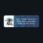 Barnacle Bill Christams Return Address Labels<br><div class="desc">A cute cartoon barnacle will stick to your envelope very well.</div>