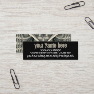 Barnacle Goose Personal Contact Mini Business Card