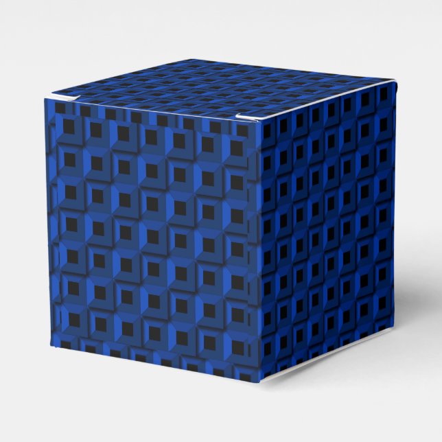 Barnacles in Blue Classic 2x2 Favour Box (Front Side)
