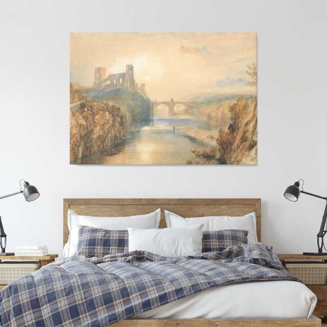 Barnard Castle Canvas Print (Insitu(Bedroom))