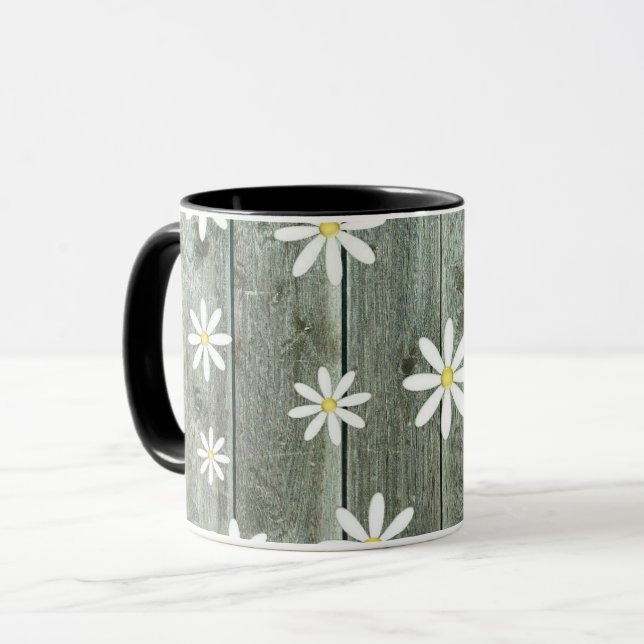 Barnboard Daisy Mug (Front Left)