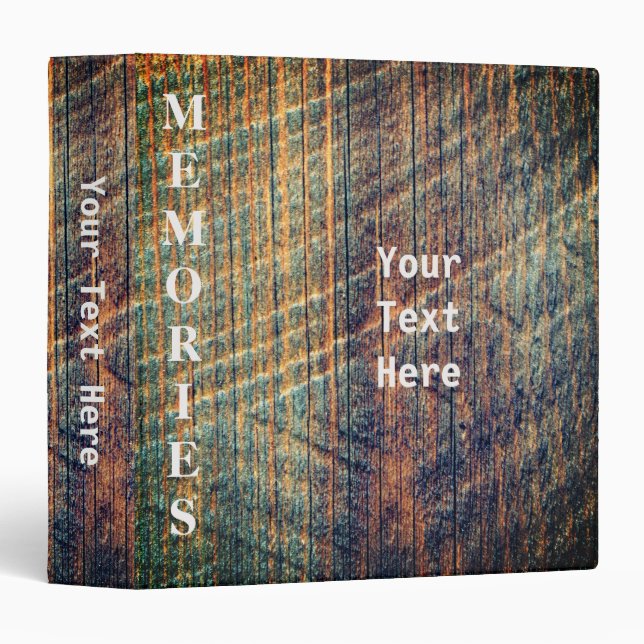 Barnboard Personalized Photo   Binder (Front/Spine)