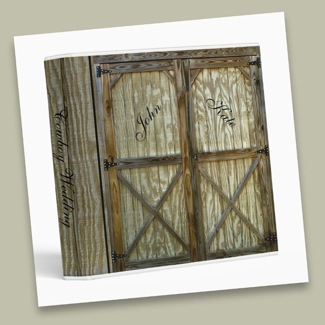 Barne Portes Cowboy Mariage Classeur (Créateur téléchargé)
