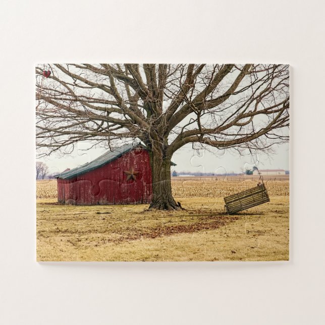 Barne Rustique Ohio Jigsaw Puzzle Puzzle (Horizontal)