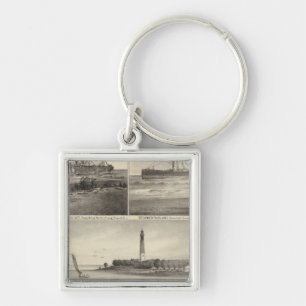 Barnegat Inlet Steamship Amerique Keychain