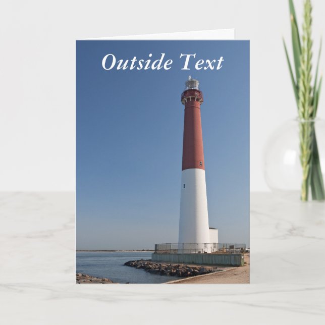 Barnegat Lighthouse III Card (Front)
