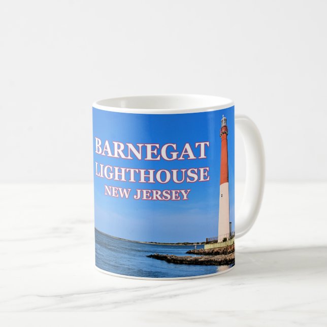 Barnegat Lighthouse, New Jersey Mug (Front Right)