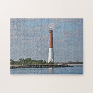 Barnegat Lighthouse - "Old Barney" Jigsaw Puzzle