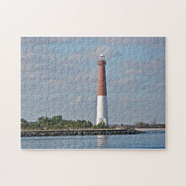 Barnegat Lighthouse - "Old Barney" Jigsaw Puzzle (Horizontal)