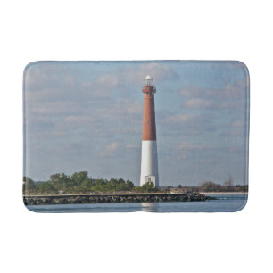 Barnegat Lighthouse - Old Barney - New Jersey Bath Mat