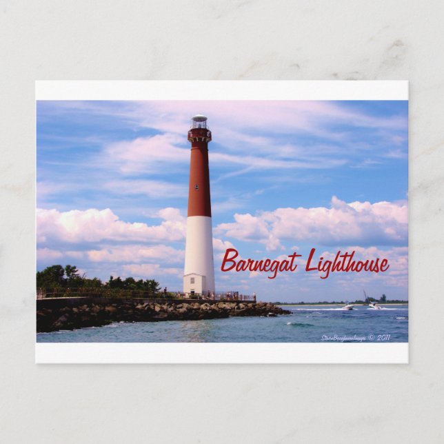 Barnegat Lighthouse postcard (Front)