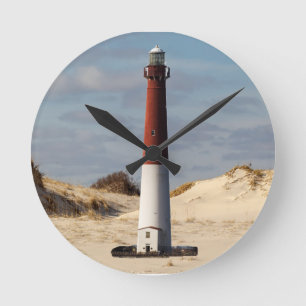 Barnegat Lighthouse Round Clock