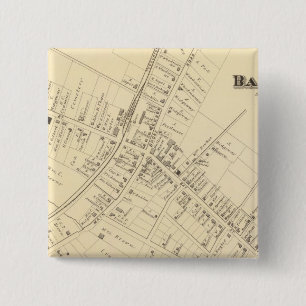 Barnegat, New Jersey 2 Inch Square Button