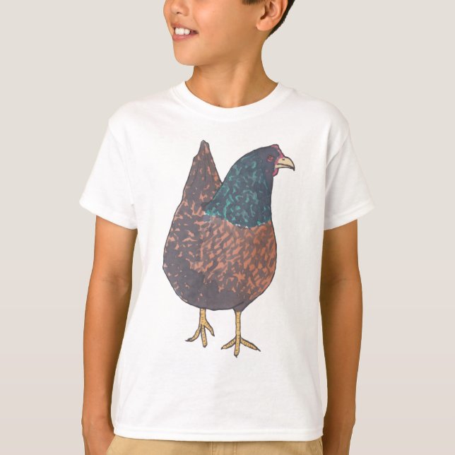 Barnevelder poultry breed chicken T-Shirt (Front)