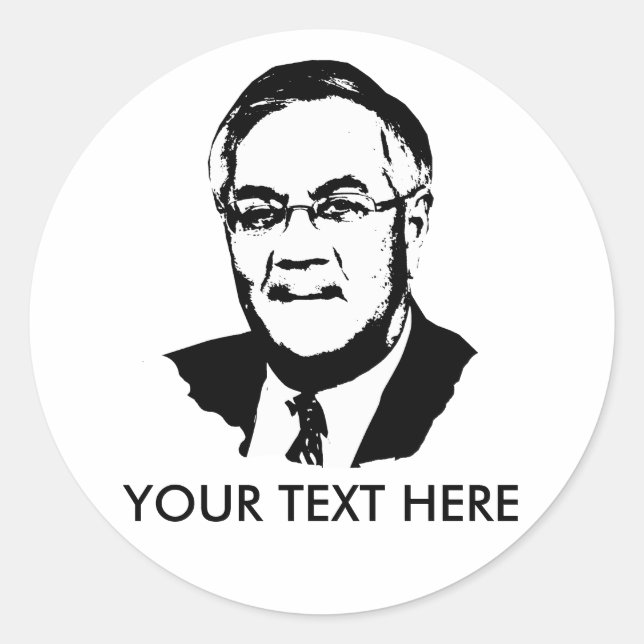 Barney Frank Gear Classic Round Sticker (Front)