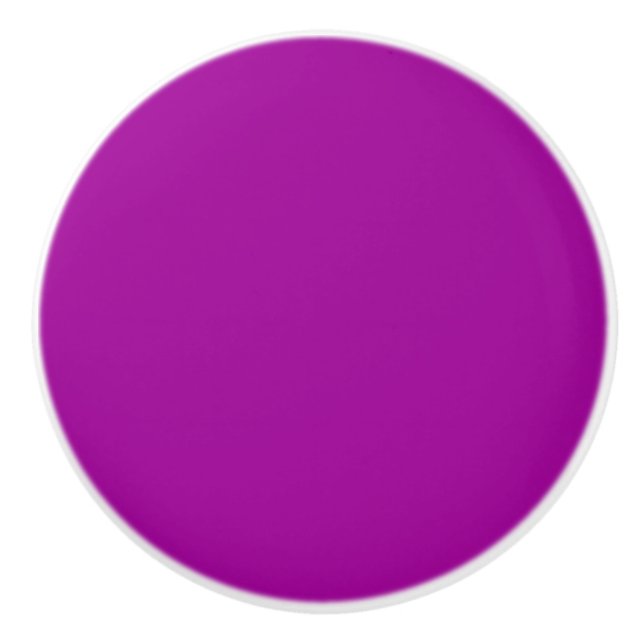  Barney purple (solid colour)  Ceramic Knob (Front)