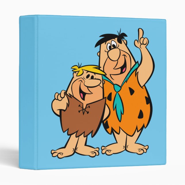 Barney Rubble and Fred Flintstone Binder (Front/Spine)