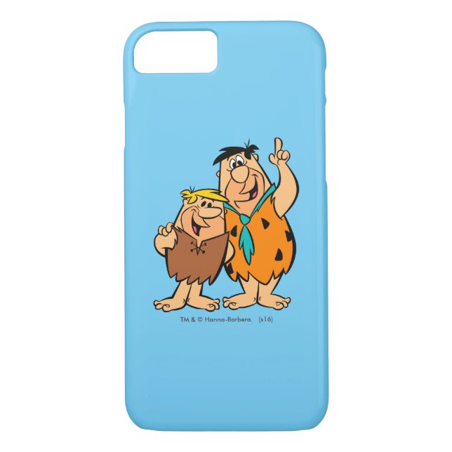 Barney Rubble and Fred Flintstone Case-Mate iPhone Case (Back)