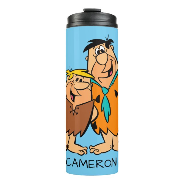 Barney Rubble and Fred Flintstone Thermal Tumbler (Front)