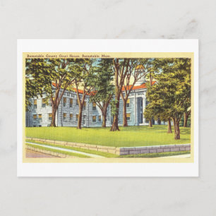 Barnstable County Courthouse/Court House Vintage Postcard