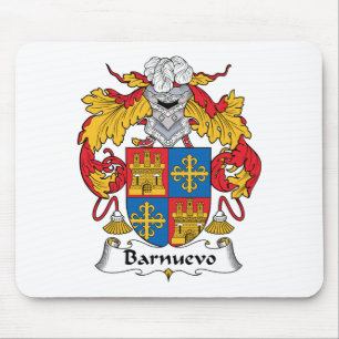Barnuevo Family Crest Mouse Pad