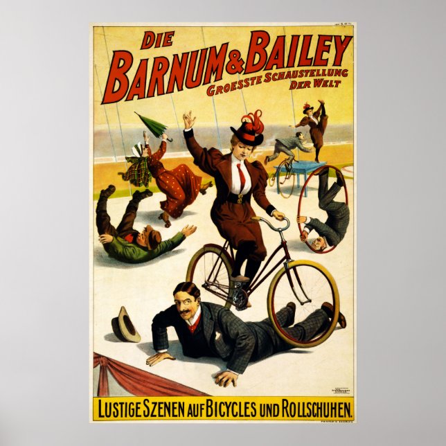 Barnum and Bailey,Circus Poster (Front)